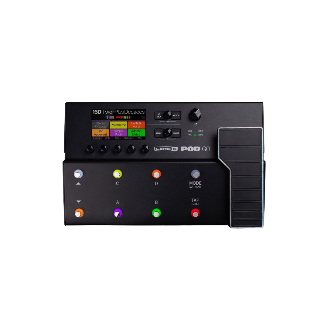 Line 6 POD Go Multi Effects Guitar Pedal With Fender Tone Master FR-12 Powered Speaker Set Grade B Preowned Collection Only