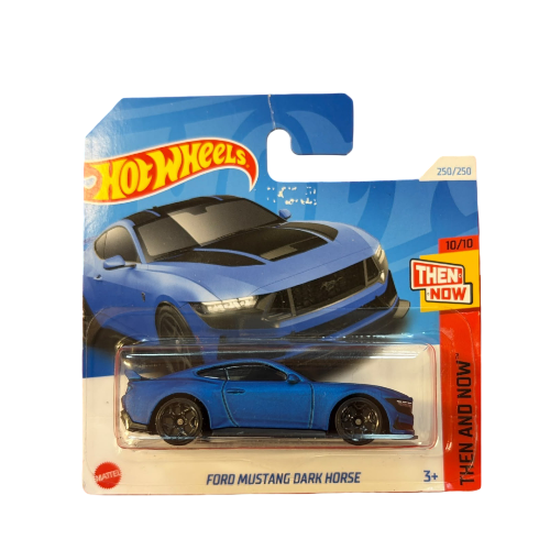 Hot Wheels - Then And Now 250/250 Ford Mustang Dark Horse Blue (3+) Preowned