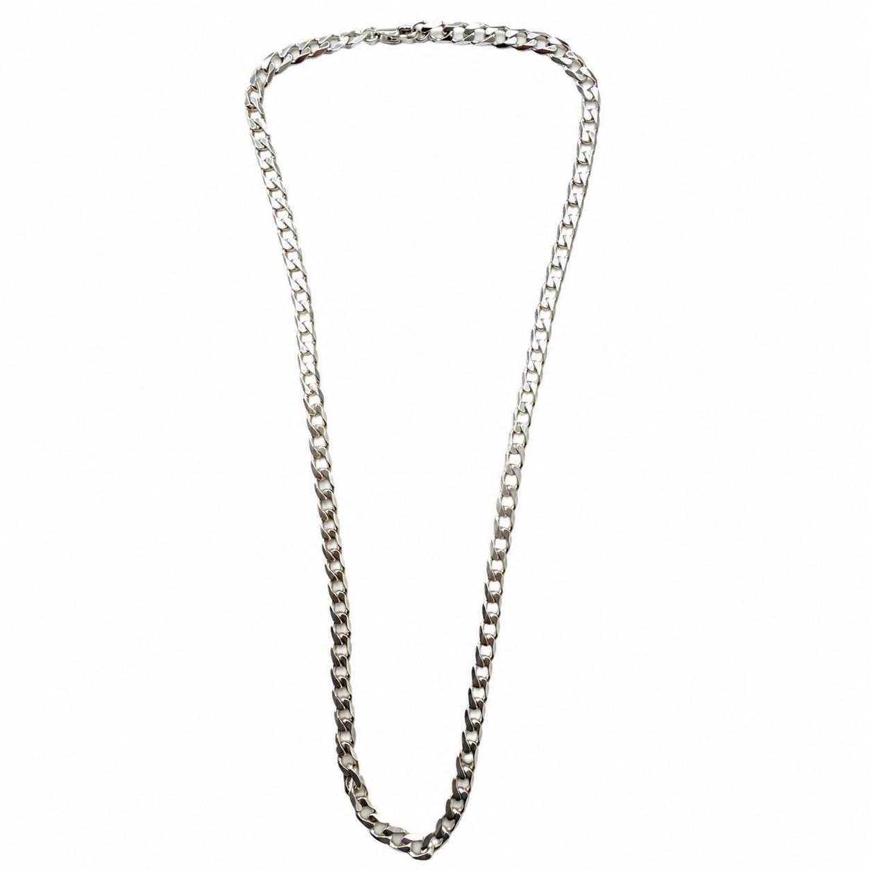 925 Silver Curb 20" Chain Approx 23g