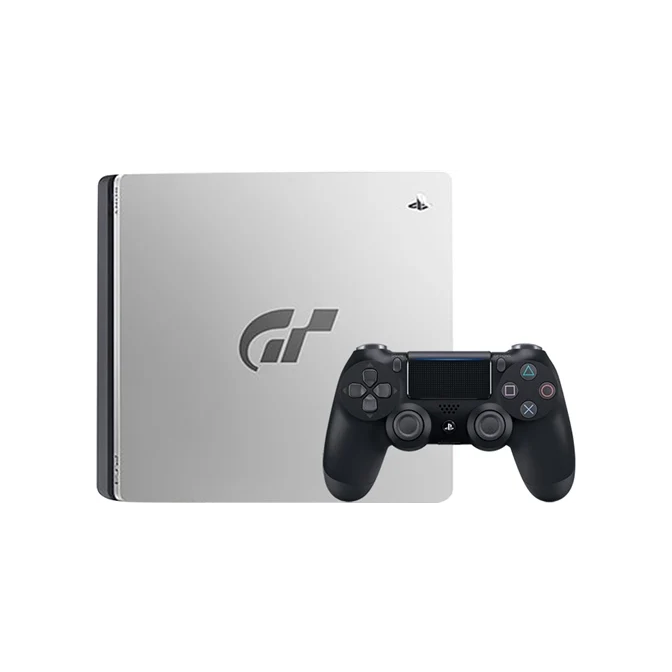 Playstation 4 Slim 1TB Silver Console No Controller Gran Turismo Edition Discounted Preowned