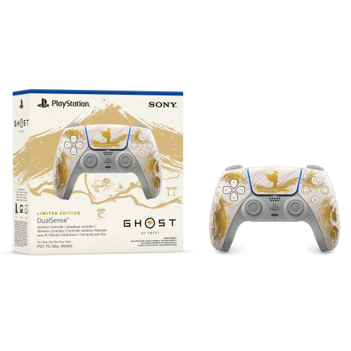Playstation 5 Official DualSense Controller Ghost of Yotei Gold Grade A Preowned