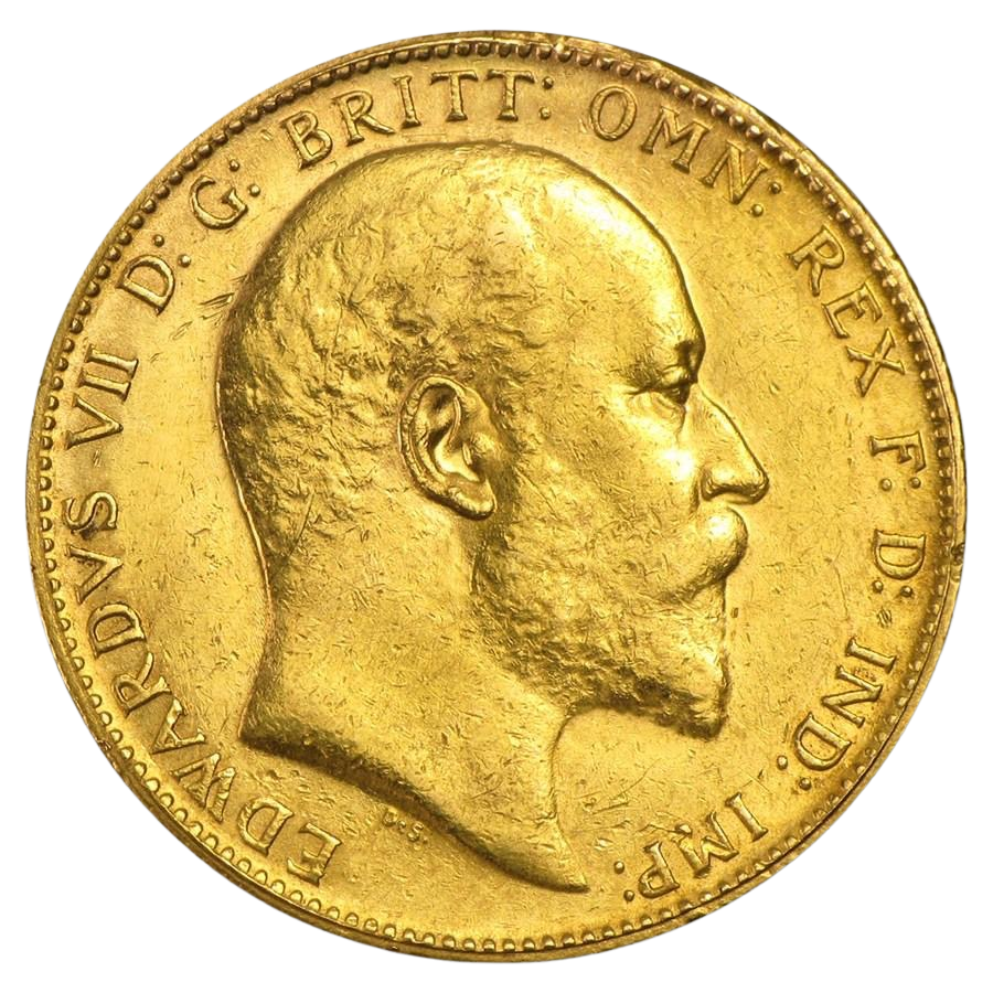 Gold Sovereign - Edward VII - 1902-1910