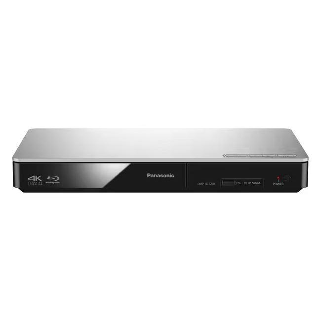 Panasonic DMP-BDT280 4K Upscaling Blu-Ray Player Silver Grade B Preowned