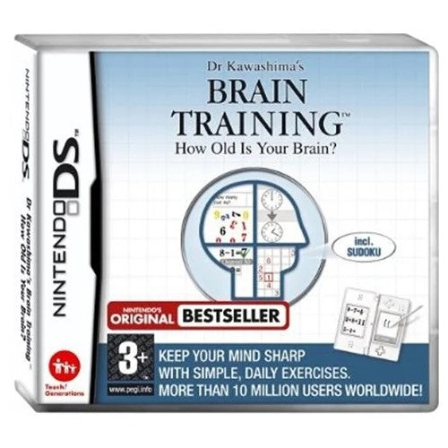 DS - Dr. Kawashima's: Brain Training How Old Is Your Brain (3+) Preowned