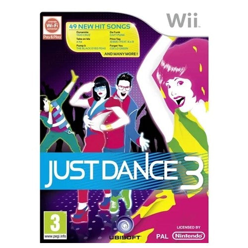Wii - Just Dance 3 (3) Preowned