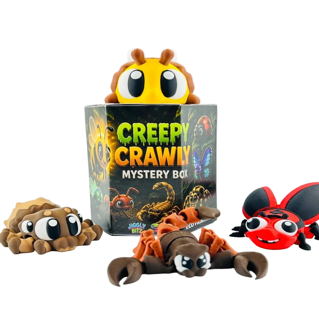 Jiggly Bitz - Creepy Crawly Mystery Box (3+) Sealed