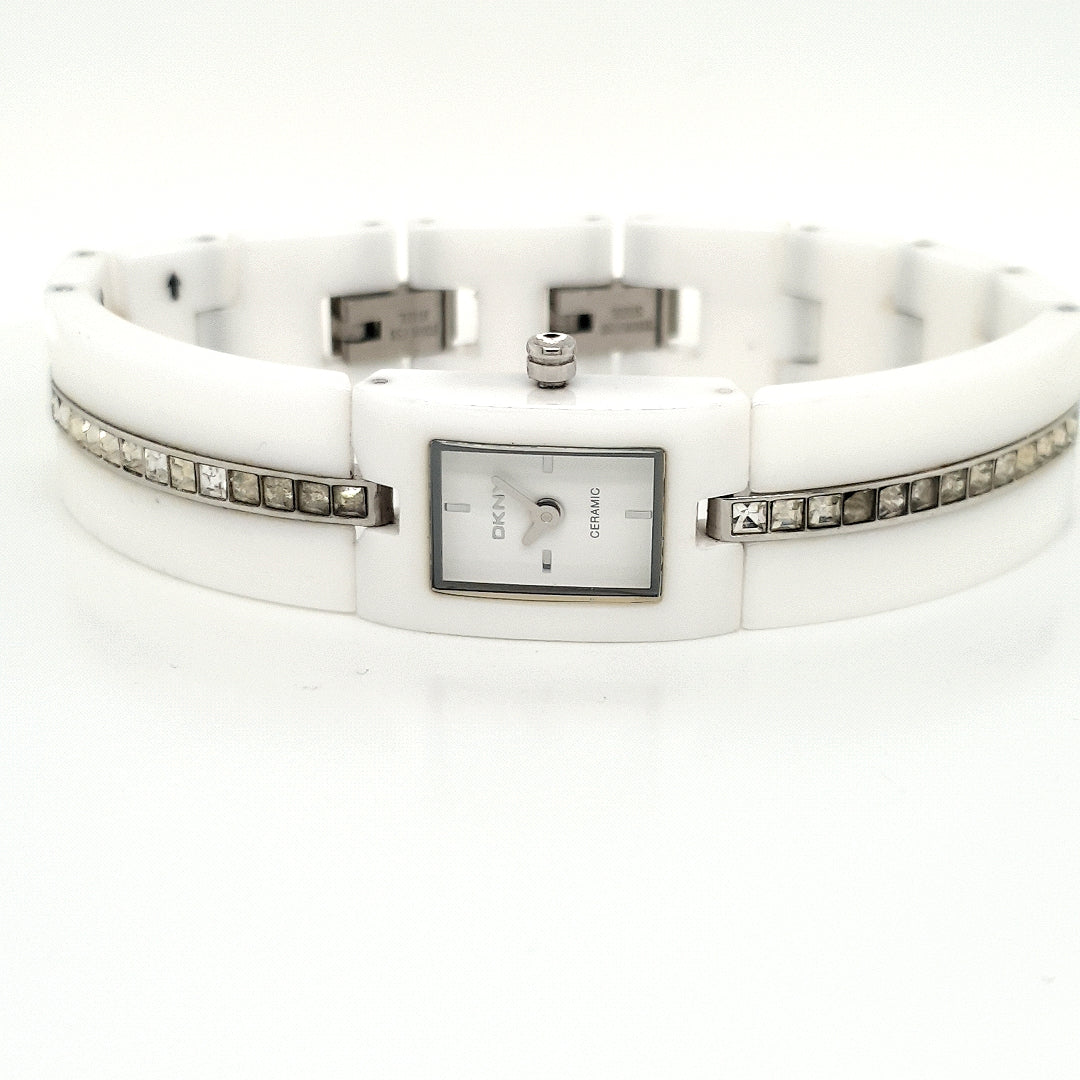 DKNY Ceramic Watch White Preowned