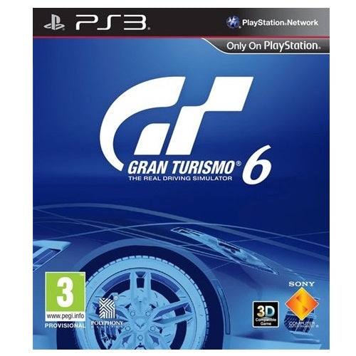 PS3 - Gran Turismo 6: The Real Driving Simulator (3) Preowned