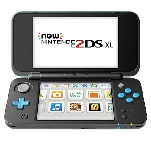 Nintendo New 2DS XL Console Black and Turquise Discounted Preowned