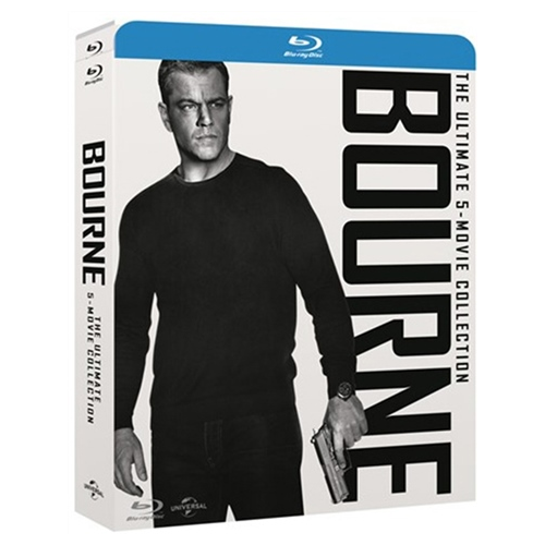 Blu-Ray Boxset - Bourne: The Ultimate 5 Movie Collection (12) 5 Disc Preowned
