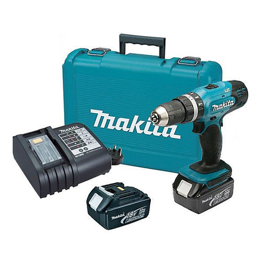 Makita DHP453SFE 18v LXT Combi Hammer Drill With Batteries Grade B Preowned Collection Only