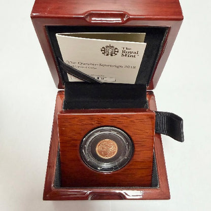 The Quarter Sovereign 2018 Gold Proof Coin 1.99g