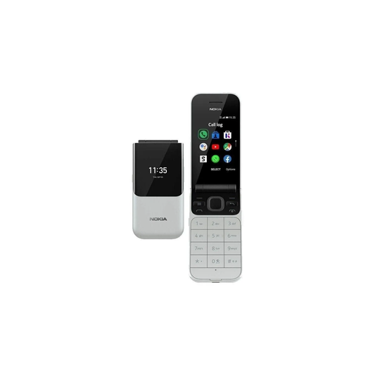 Nokia 2720 Flip 4G Unlocked White Grade B Preowned