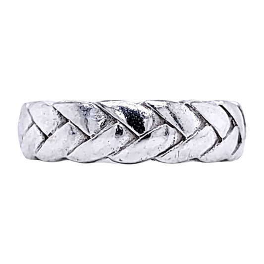 Silver Braid Ring