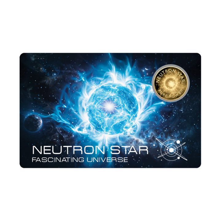 Universe Neutron Star Coin Card 999/1000 1/1000oz - Gold Gift