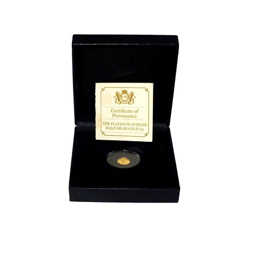 The Platinum Jubilee Proof 1995 Half Gram Gold Coin