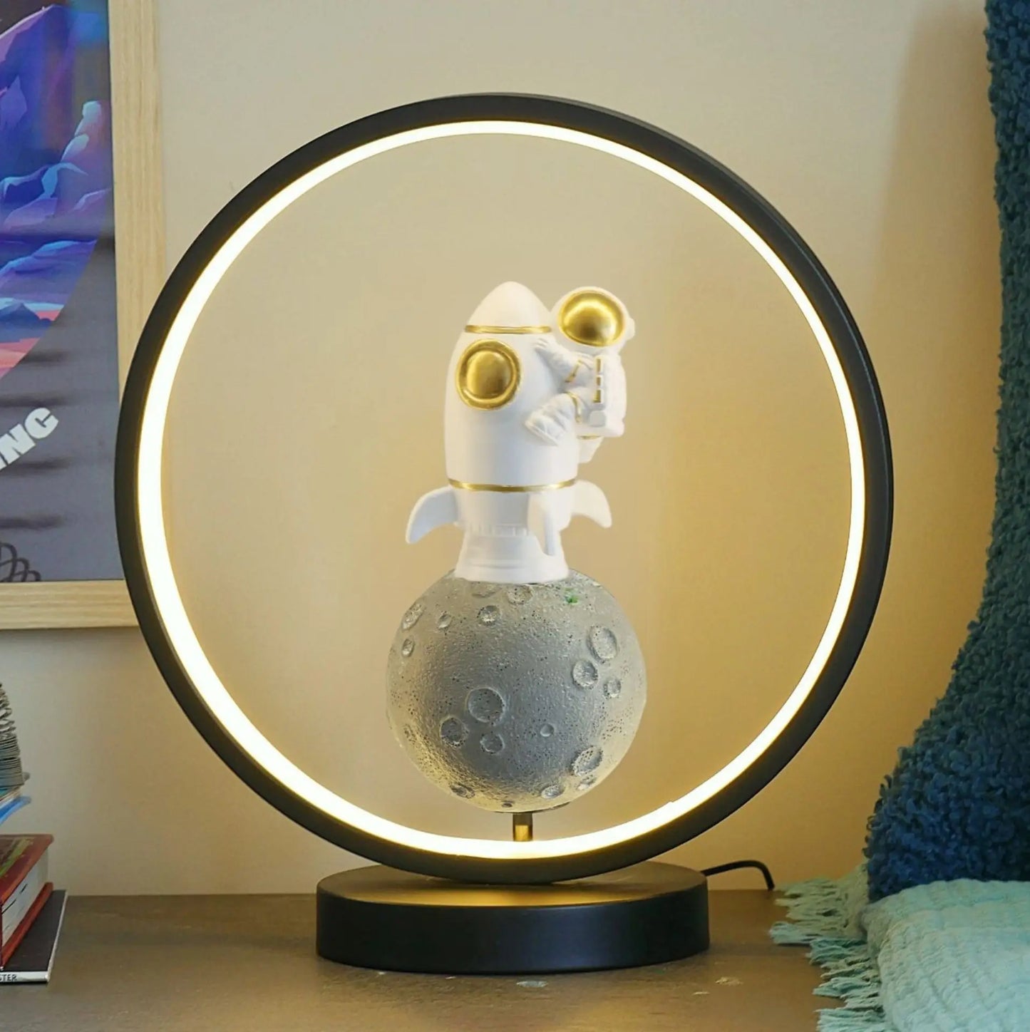 Astro Series Ultra Cool Astronaut figurine LED Ring Lights