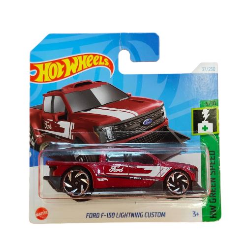 Hot Wheels - Ford F-150 Lightning Custom 5/10 RED Preowned