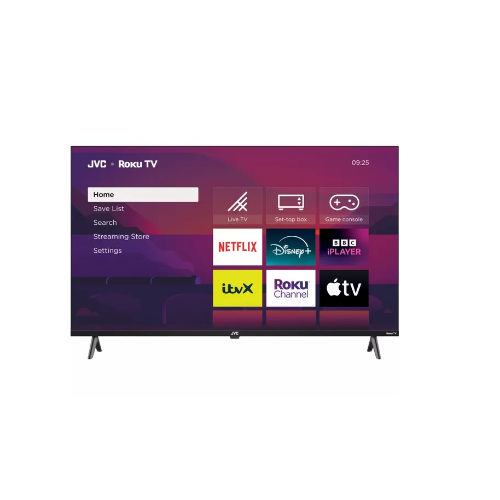 JVC LT-40CR350 40" Roku Smart Full HD LED TV Grade B Preowned Collection Only