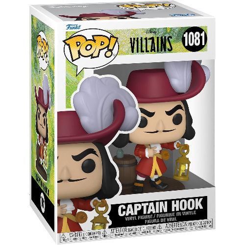 Funko Pop! - Disney Villains [1081] Captain Hook (3+) Preowned