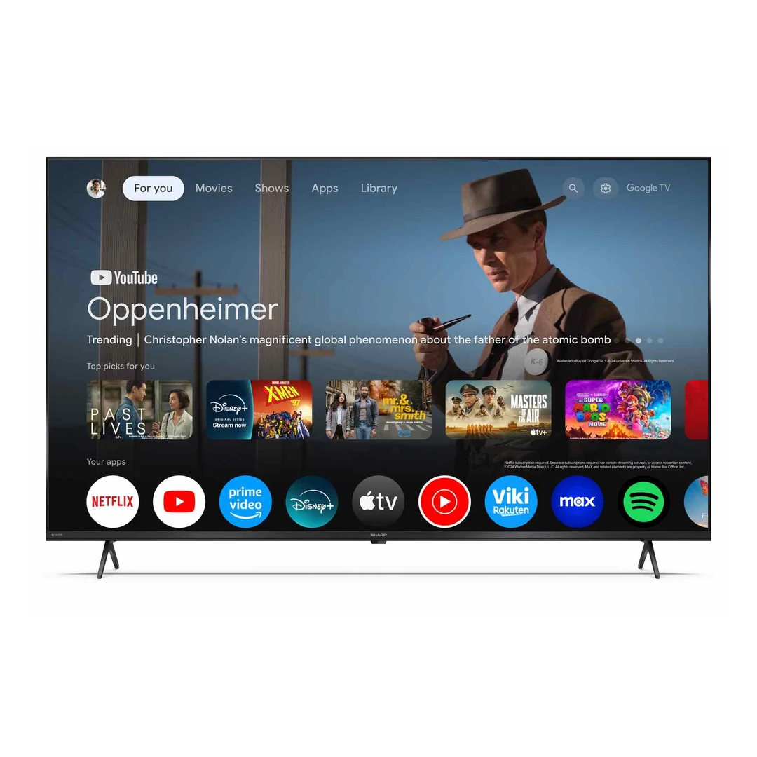 Sharp 4T-C50HP5265EB 50'' QLED UHD Smart LED TV Grade B Preowned Collection Only