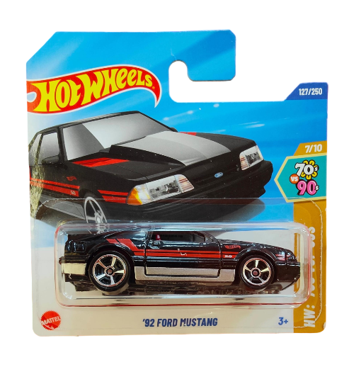 Hot Wheels - HW: '70s Vs '90s 127/250 '92 Ford Mustang (3+) Preowned