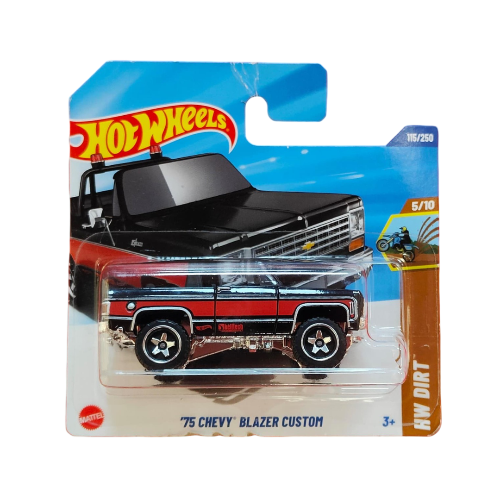 Hot Wheels - HW Dirt 115/250 '75 Chevy Blazer Custom (+3) Preowned