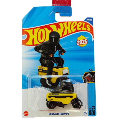 Hot Wheels - Honda Motocomp 181/250 Moto Motos Yellow Preowned