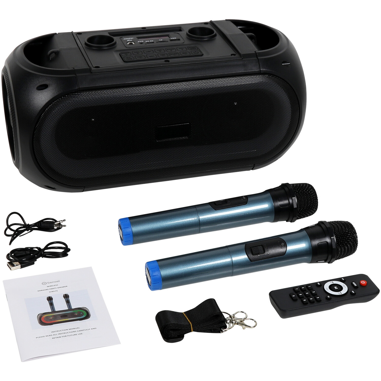 New Sensei Wireless Karaoke Party Speaker Grade B Preowned