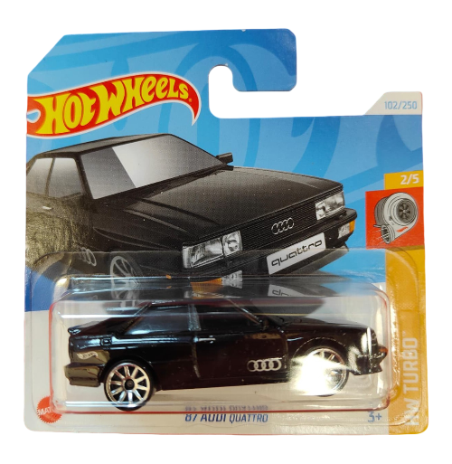 Hot Wheels - HW Turbo 102/250 '87 Audi Quattro (3+) Preowned