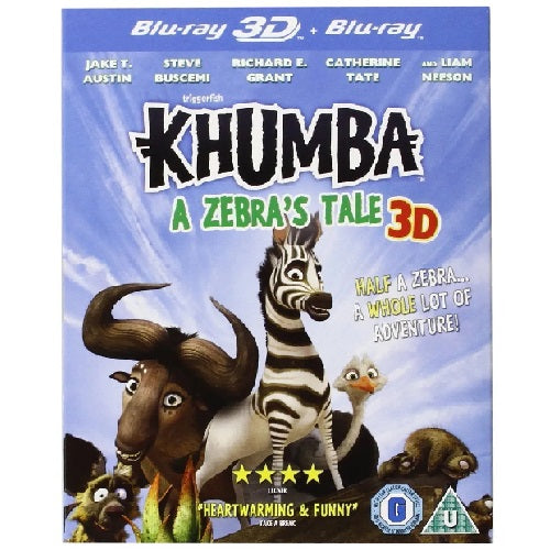 Blu-Ray - Khumba A Zebra's Tale 3D (U) Preowned