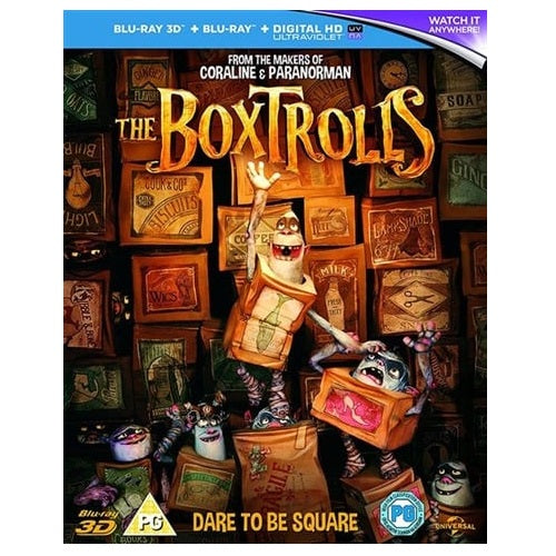 Blu-Ray - The Boxtrolls (PG) Preowned