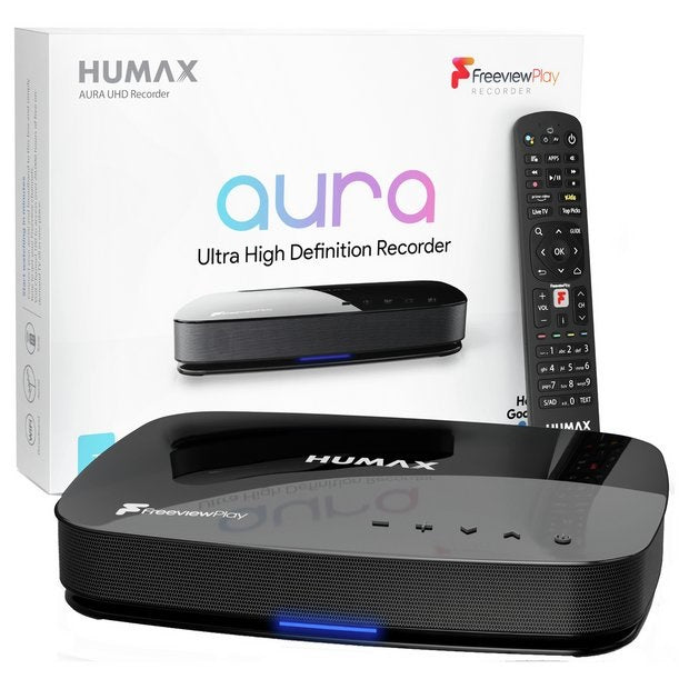Humax Aura UHD Recorder 1TB 4K Android TV Recorder Grade A Preowned