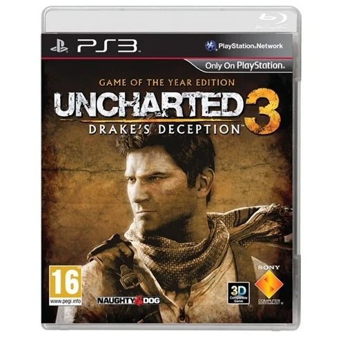 PS3 - Uncharted 3 Drake's Deception Game Of Year Edition (16) Preowned