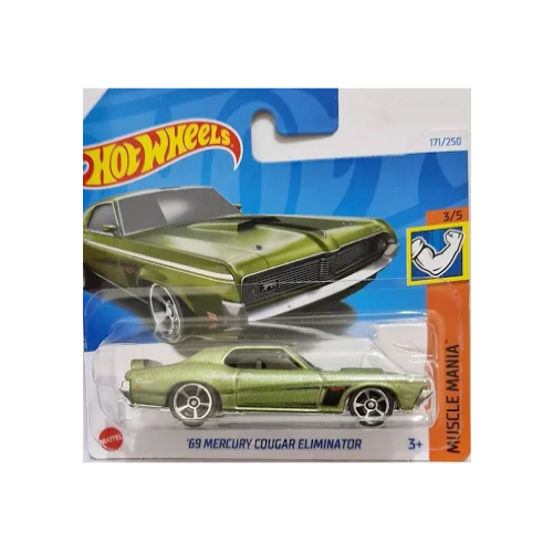 Hot Wheels - Muscle Mania 171/250 '69 Mercury Cougar Eliminator (3+) Preowned