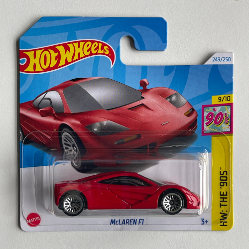 Hot Wheels - HW: The '90s 243/250 Mclaren F1 (3+) Preowned