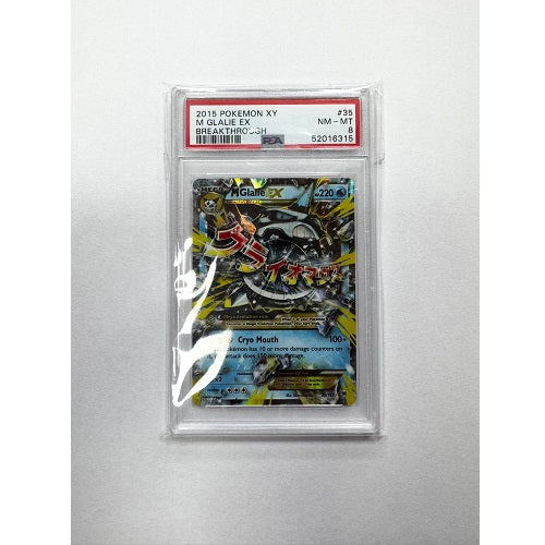 2015 Pokemon XY Break Through M Glalie EX 35/162 PSA 8 (NM-MT) Preowned