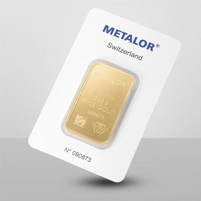 Metalor 1oz Gold Bar