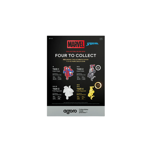 Spider-Man: Transforms Blind Box 1/2oz Silver Coin