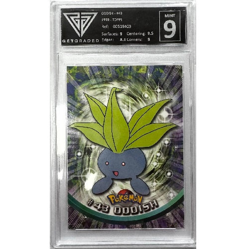 1999 Topps Oddish #43 Get Graded Mint 9 Preowned