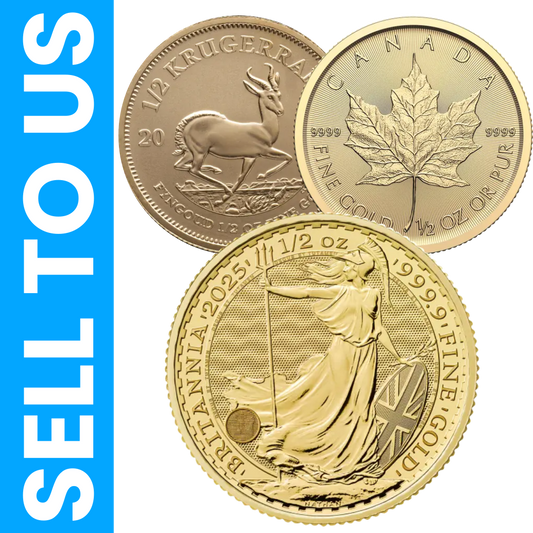 1/2 oz (15.55g) Gold Coin
