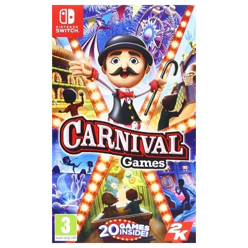 Switch - Carnival Games (3) Preowned