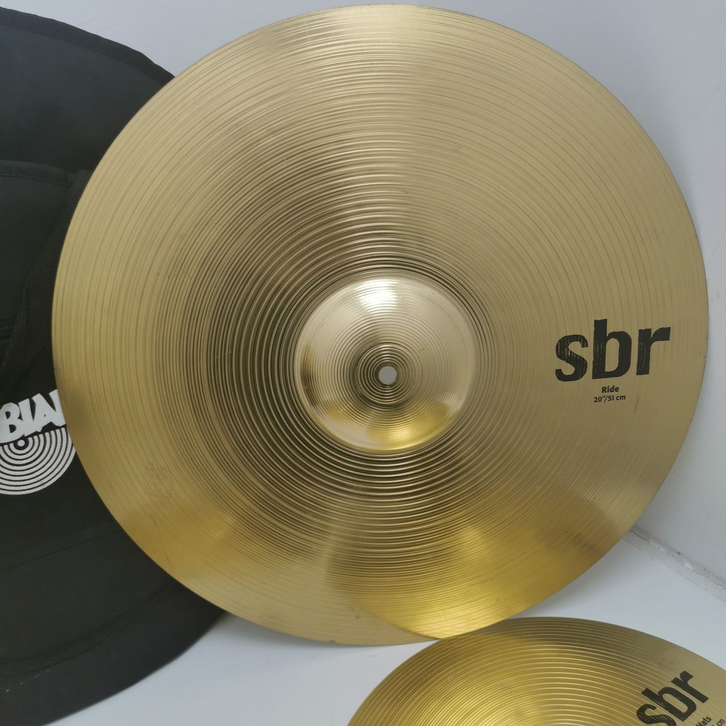 Sabian SBR Cymbal Package Including Ride Crash Hats and Gig Bag Preowned Collection Only