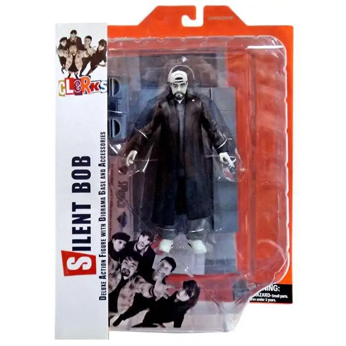 Diamond Select Toys - Clerks Silent Bob Black & White 20th Anniversary Edition (8+) Preowned