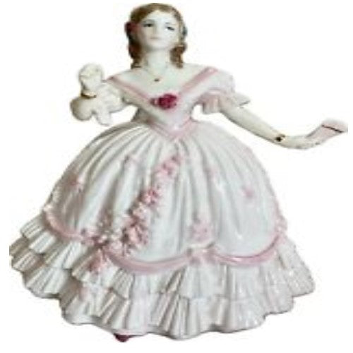 Royal Worcester - The Masquerade Begins Figurine (3+) Preowned