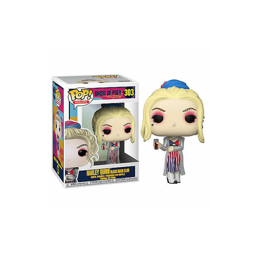 Funko Pop - Birds Of Prey [303] Harley Quinn (Black Mask Club) Preowned