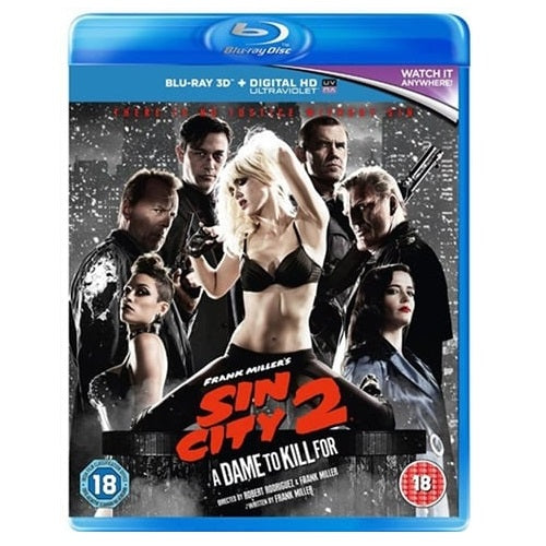 Blu-Ray - Sin City 2 A Dame To Kill For (18) Preowned