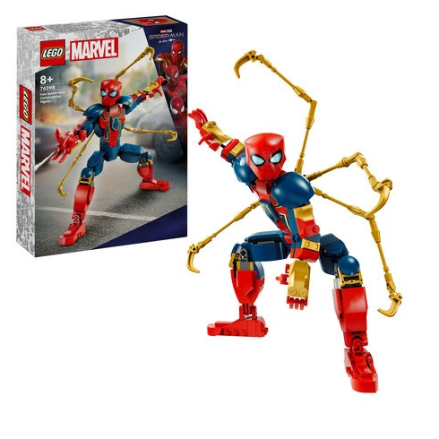 LEGO 76298 Iron Spider-Man Construction Figure (8+) Preowned