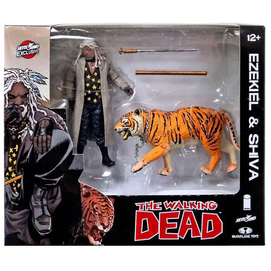 MCFarlane Toys - The Walking Dead Ezekiel & Shiva (12+) Preowned