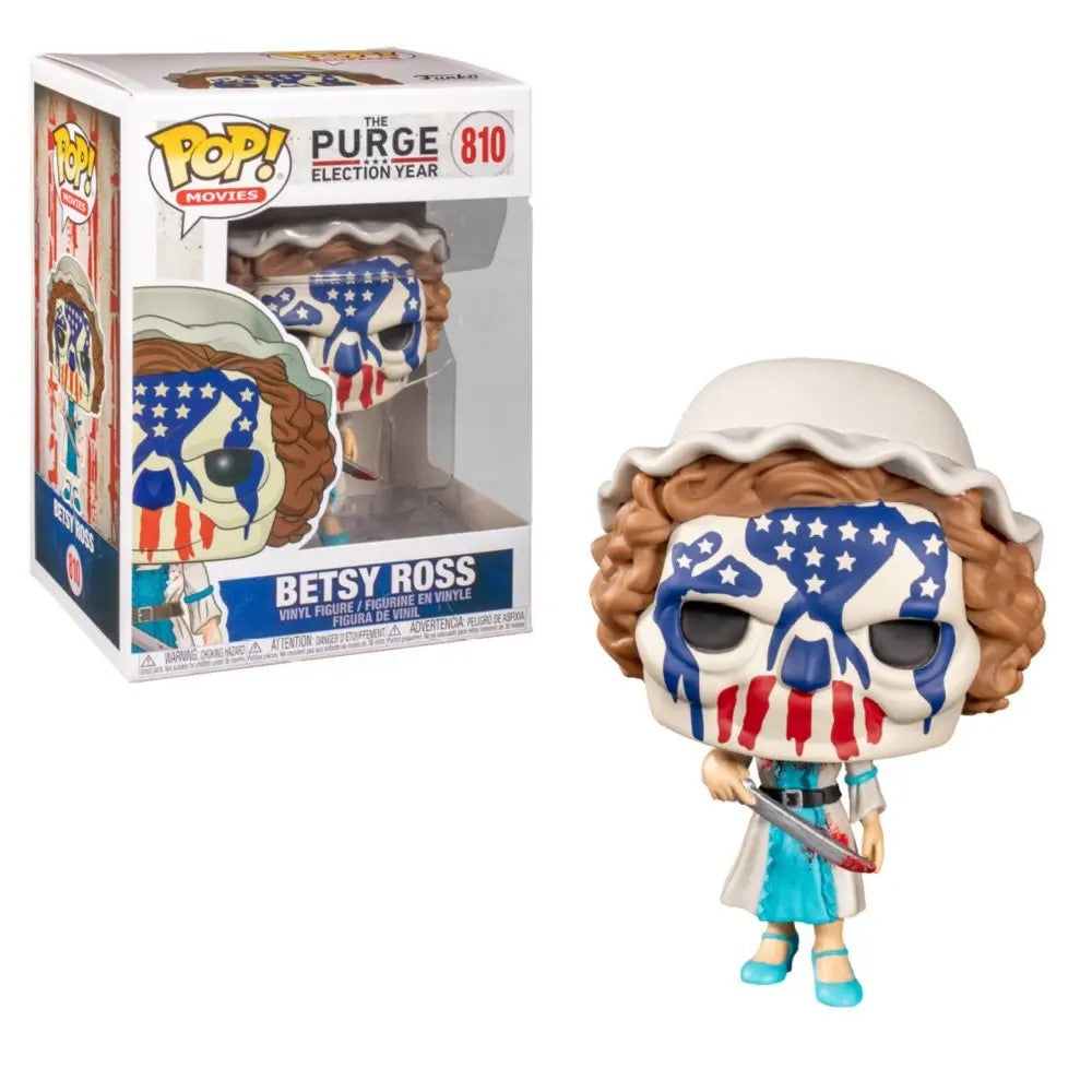 Funko Pop! - The Purge Election Year [810] Betsy Ross (3) Preowned